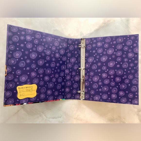 Vintage 1998 Rugrats 3 Ring Binder Tommy Chucky Nickelodeon School Supplies - Picture 4 of 8